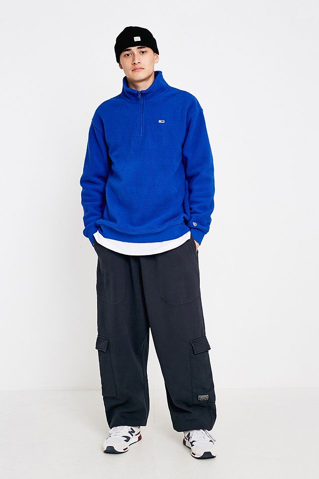 UO Washed Black Cargo Sweatpants | Urban Outfitters UK