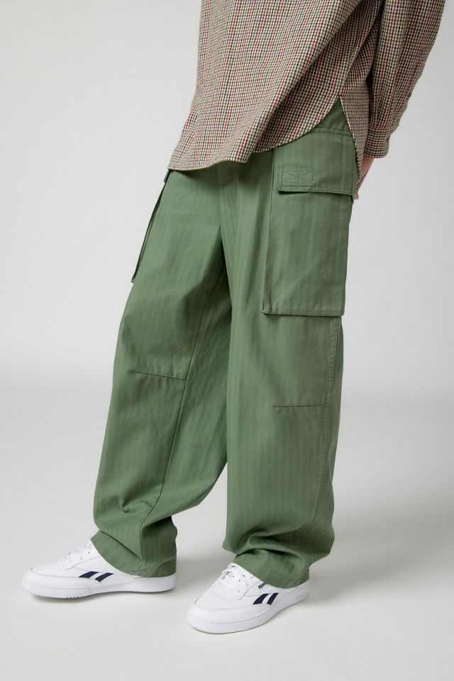 BDG Green Surplus Cargo Pants | Urban Outfitters UK