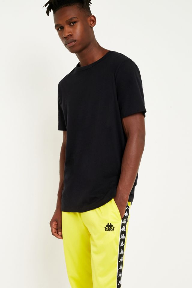 Kappa Yellow Taped Popper Track Pants | Urban Outfitters FR