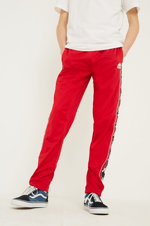 Kappa – Trainingshose „Astoria“ in Rot mit Logostreifen #2