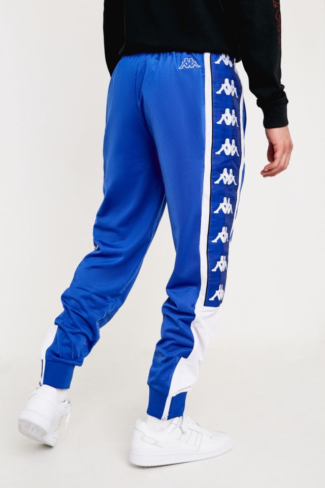 Kappa track hot sale pants blue