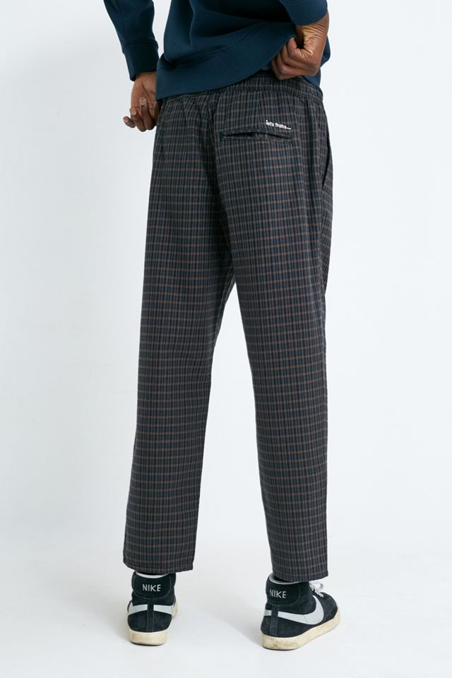 UO Navy and Green Checked PJ Pants #2