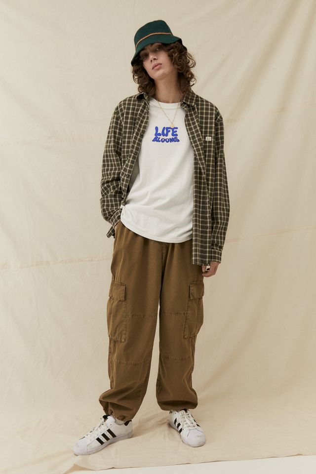 BDG - Pantalon cargo  à revers marron #1