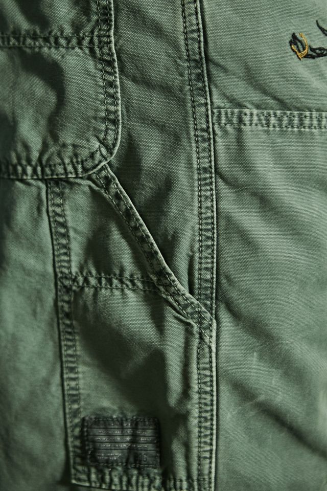 Pantaloni Carpenter BDG Teal Doodle #2