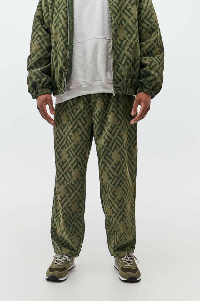 iets frans... Green Monogram Corduroy PJ Pants | Urban Outfitters UK