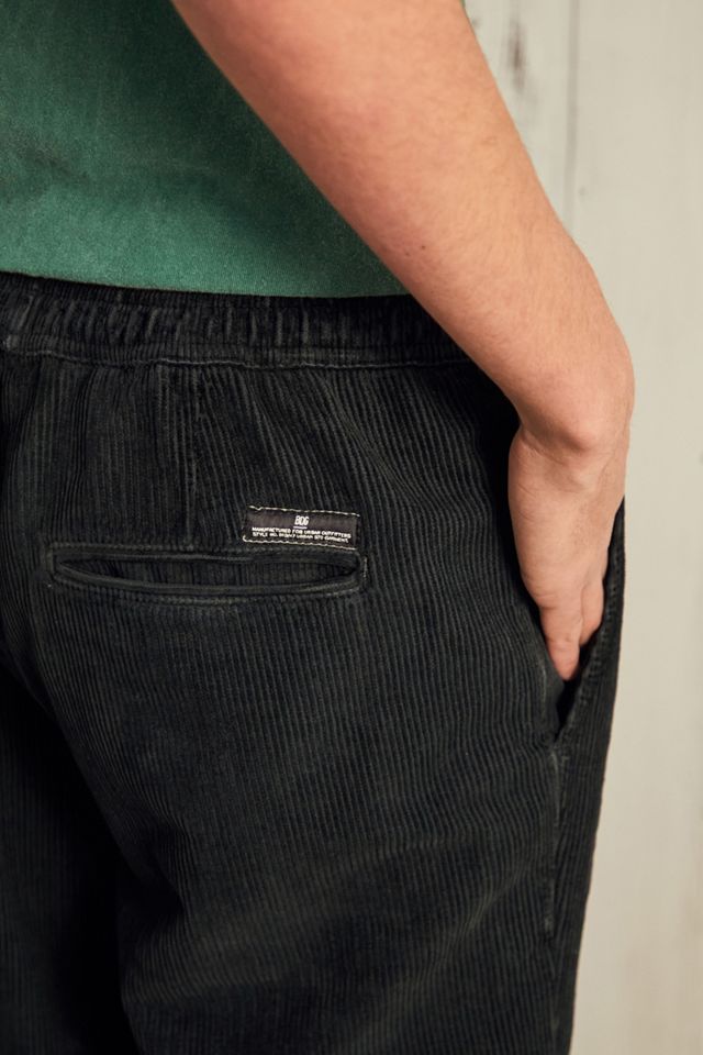 BDG Pantaloni PJ in velluto nero lavato #3