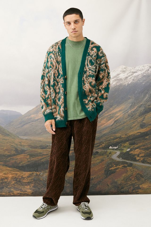 BDG Brown Corduroy Paisley PJ Pants #1