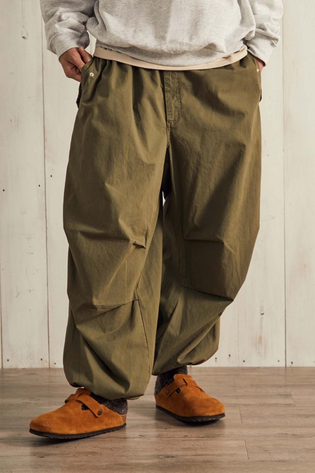 BDG Khaki Baggy Tech Pants Urban Outfitters UK