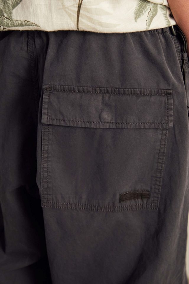 BDG Washed Black Baggy Tech Pants #1