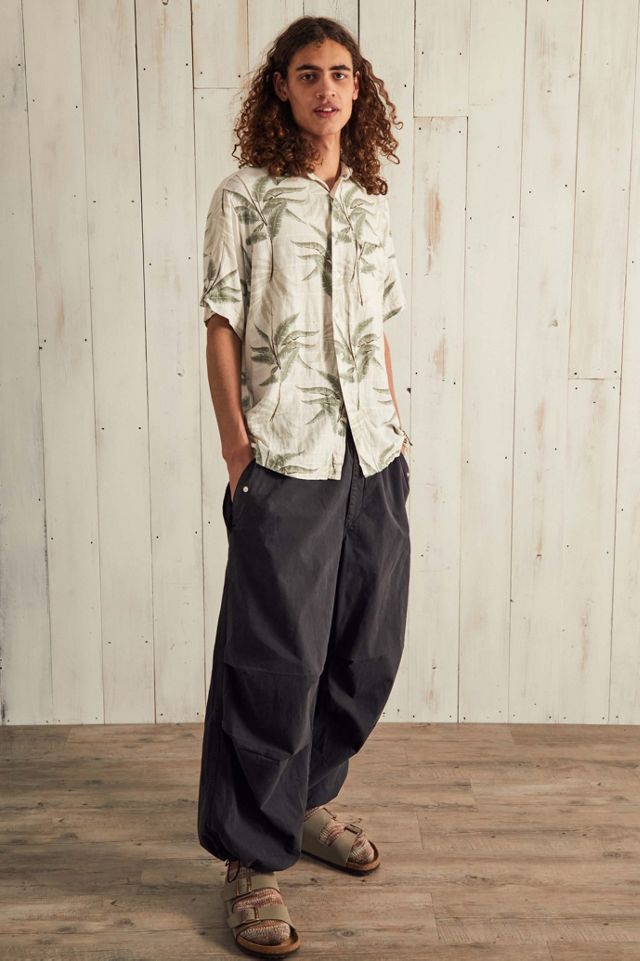 BDG Washed Black Baggy Tech Pants #3