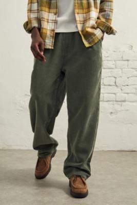 green corduroy pants men's