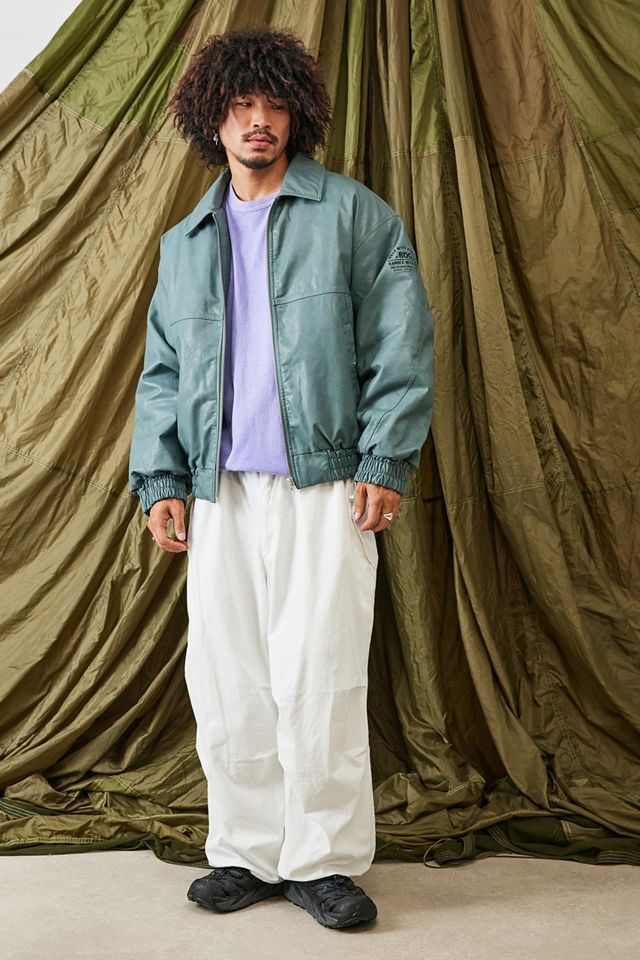 BDG White Baggy Tech Pants #3