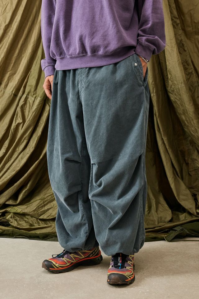 Bdg High And Wide Corduroy Pants, Color is slate, but looks like sage green.