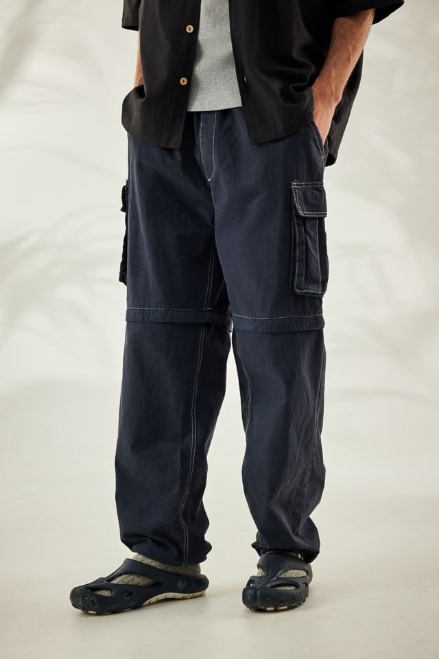 Zip off best sale cargo pants mens