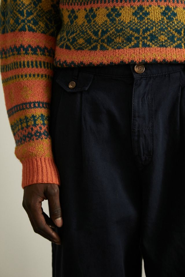 Loom Navy Cotone Seth Pantaloni #1