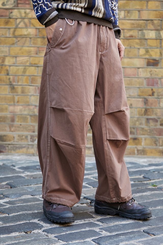 Pantalon baggy tech BDG marron délavé Urban Outfitters FR