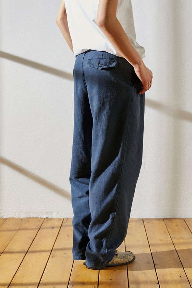 Loom Pantaloni Seth in cotone testurizzato blu navy #5