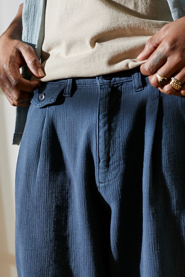Loom Pantaloni Seth in cotone testurizzato blu navy #2