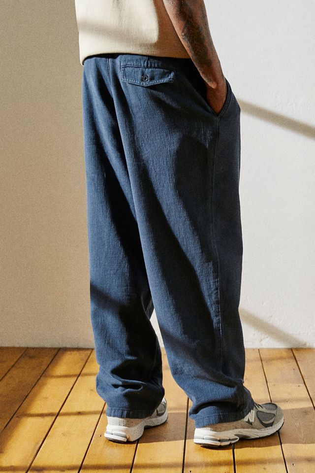 Loom Pantaloni Seth in cotone testurizzato blu navy #4