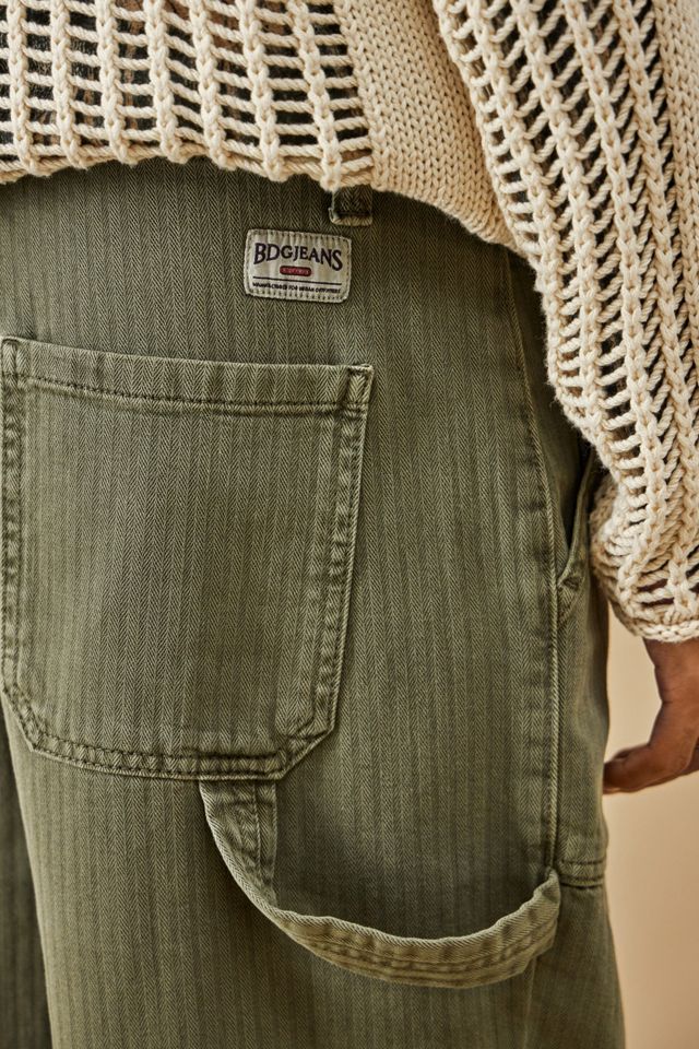 BDG Dark Green Fatigue Pants #4