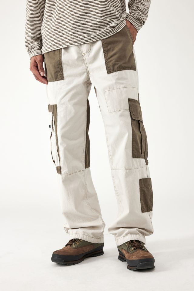 Patchwork best sale cargo pants