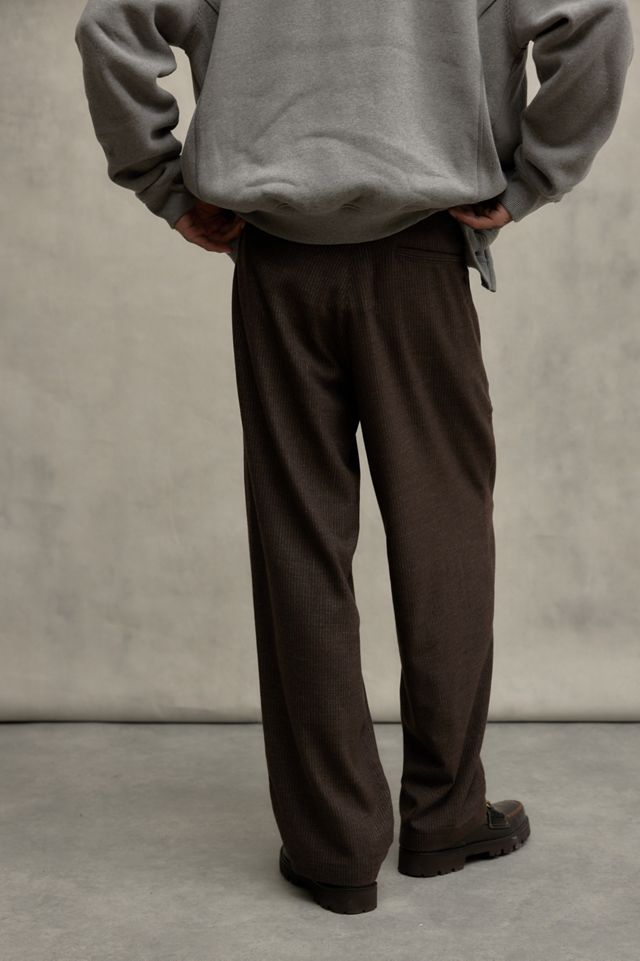 Loom Greer Brown Pinstripe Trousers #3