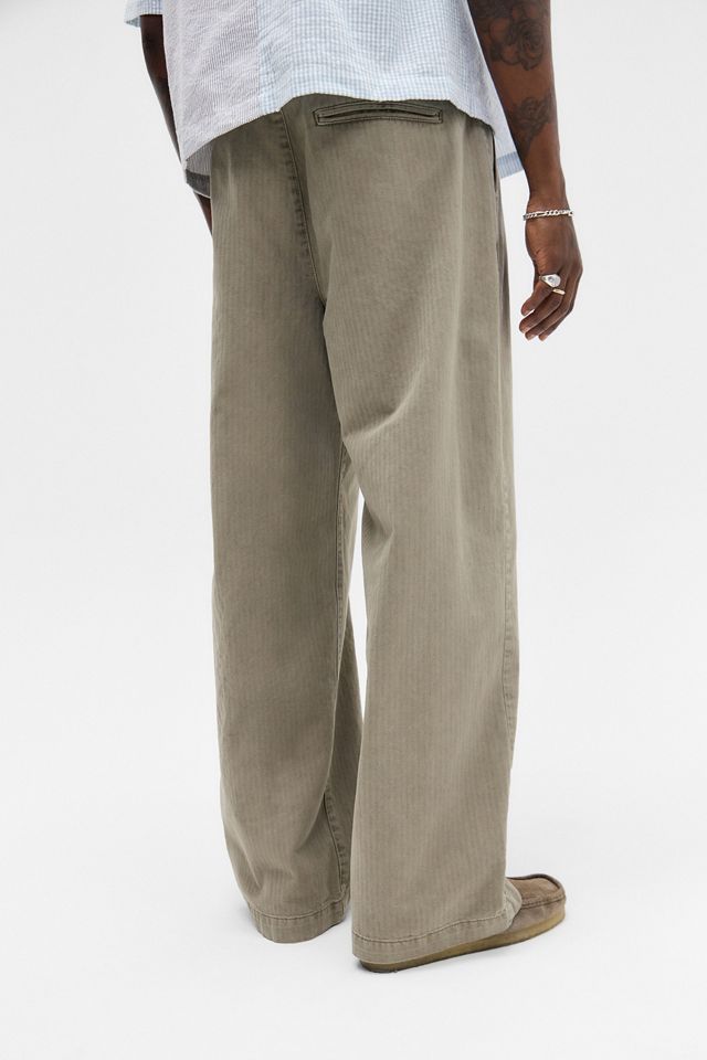 BDG Sage Eli Herringbone Chino Trousers #4