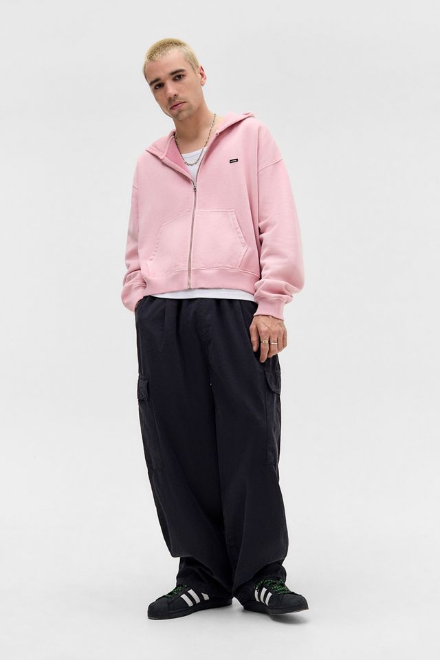 iets frans... Black Poplin Chino Cargo Pants #1
