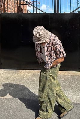 Ayker Camo Baggy Trousers