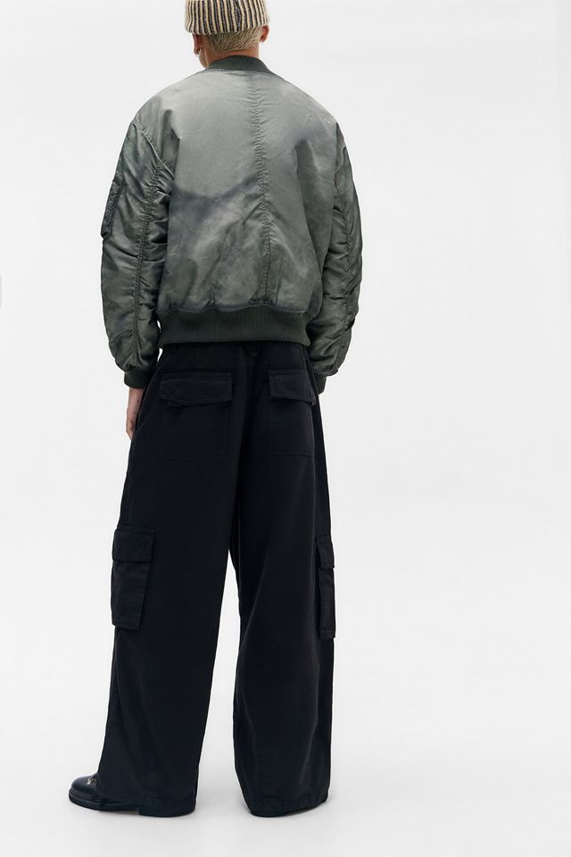 Pantaloni cargo Denzel lavati neri BDG #3