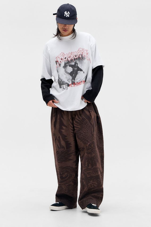 Pantalon cocon Bobbi aigle chocolat BDG #1