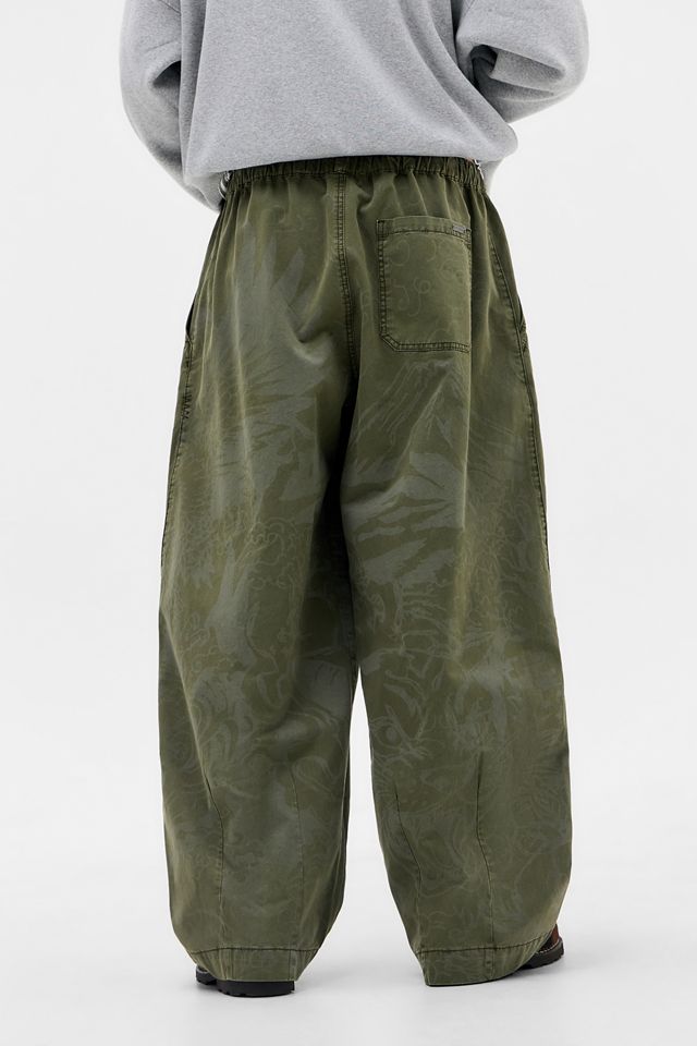 BDG Khaki Bobbi Eagle Cocoon Trousers #2