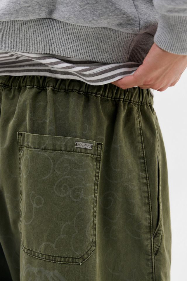 BDG Khaki Bobbi Eagle Cocoon Trousers #3