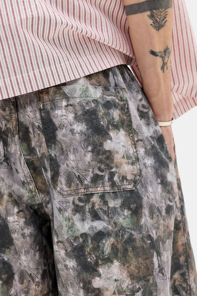 BDG Bobbi Aquarell-Camouflage Weite Kokon-Hose #2