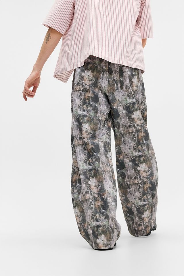 BDG Bobbi Aquarell-Camouflage Weite Kokon-Hose #3