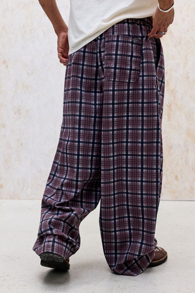 BDG Lila Bobbi Karierte Baggy-Hose #3