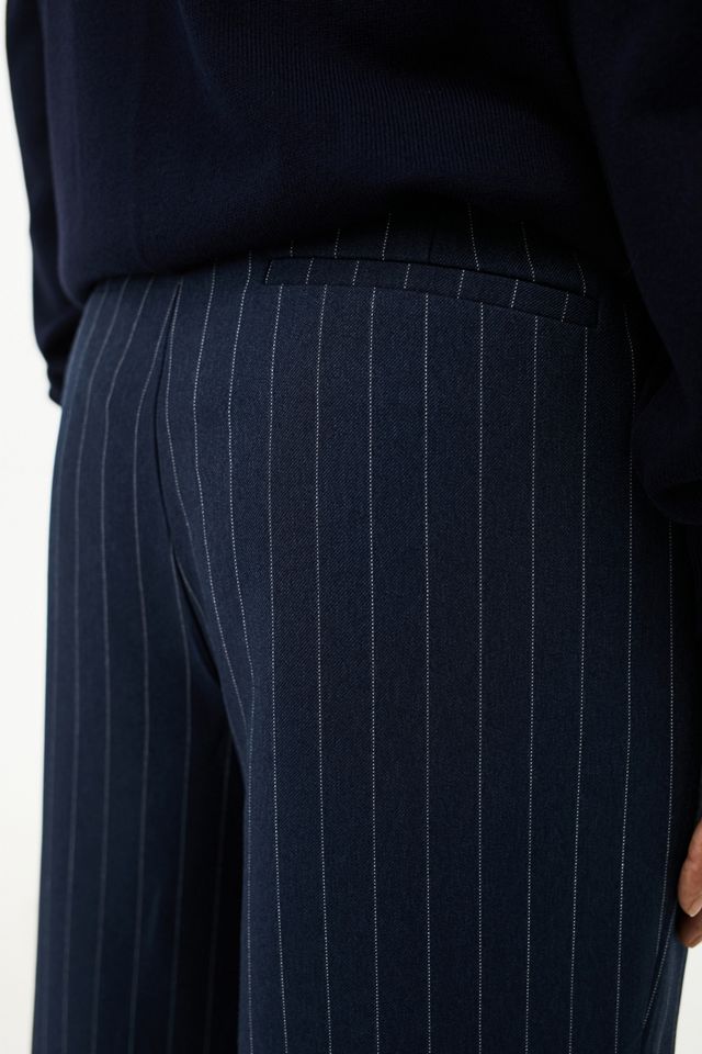 Pantalones inteligentes Loom Navy Pinstripe #3