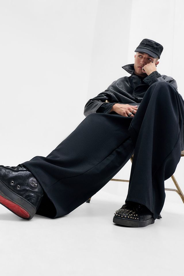 Pantaloni a pieghe Cocoon Noa neri UO #4