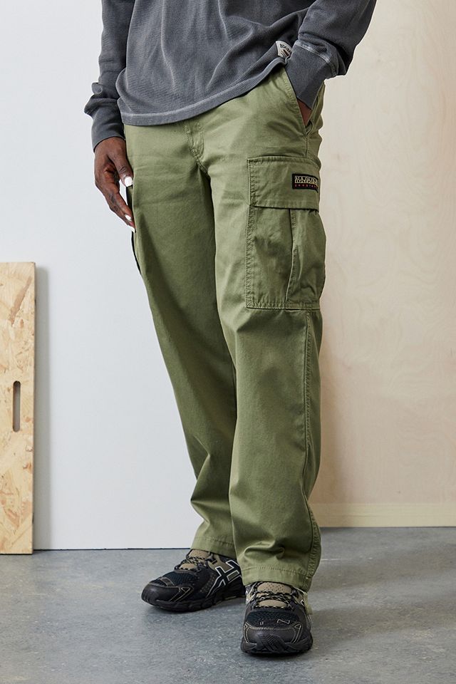 Napapijri Khaki Lichen Unlimited Trousers | Urban Outfitters UK