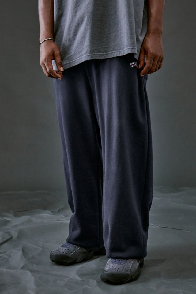 Mens wide leg track hot sale pants