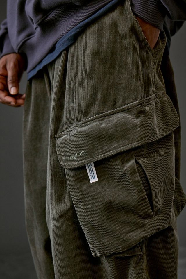 【ANGLAN】Other Pocket Corduroy Balloon Pants Anglan Corduroy Balloon Cargo Pants Navy | END. (US)