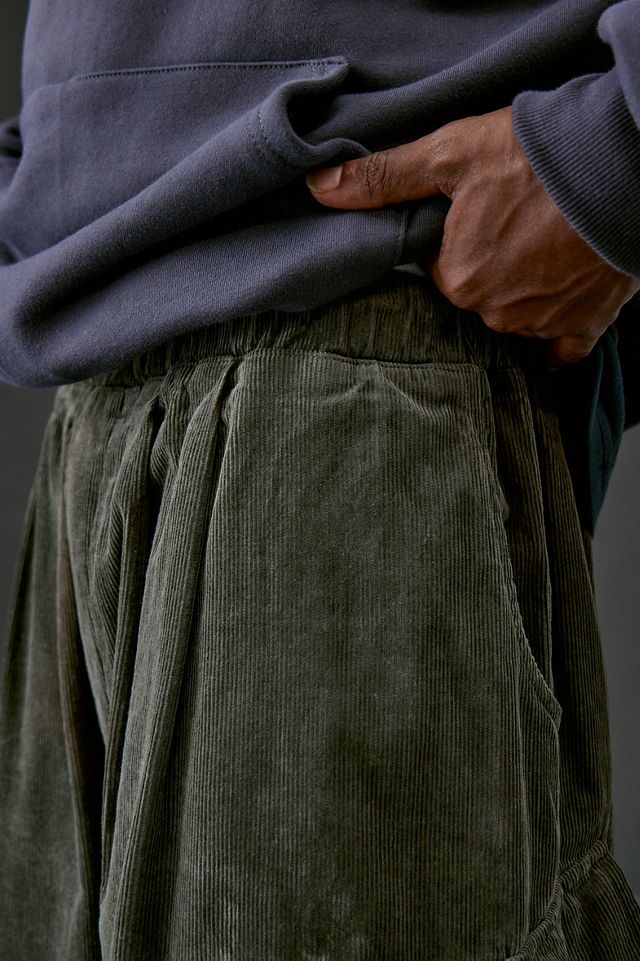 Anglan Khaki Corduroy Balloon Cargo Pants | Urban Outfitters UK