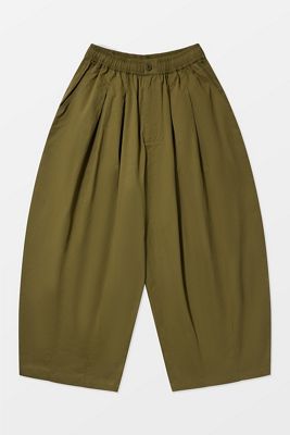 Anglan Khaki Essentielle Einfache Hosen