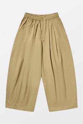 Anglan Beige Essentielle Einfache Hosen
