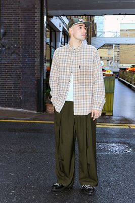 Anglan Tiefgrüne Dart-Ballonhose