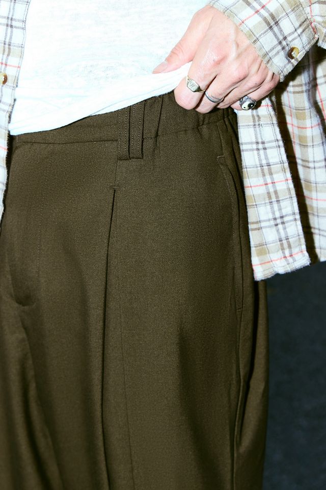 Anglan Deep Green Dart Balloon Trousers #2