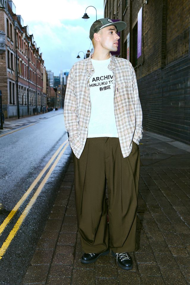 Anglan Deep Green Dart Balloon Trousers #4