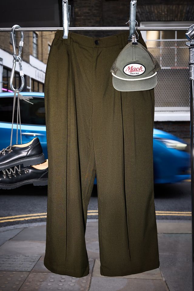 Anglan Deep Green Dart Balloon Trousers #5