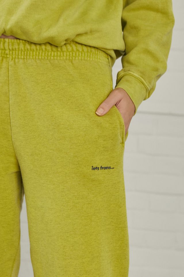 iets frans... - Pantalon de jogging unisexe surteint citron #4