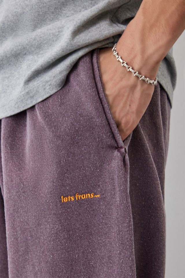 iets frans... Overdyed Dark Purple Joggers #1
